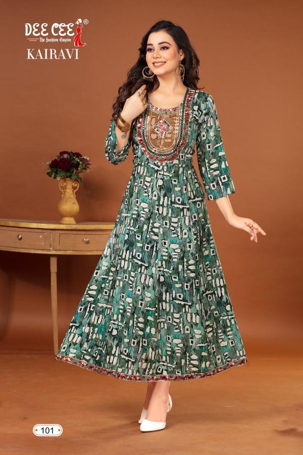 Deecee Kairavi Vol 1 Long Anarkali Kurti Collection